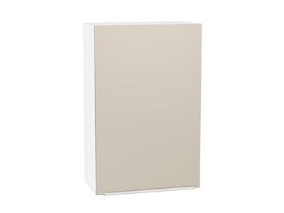 Шкаф верхний с 1-ой дверцей Фьюжн Белый, Cream Silk, 920, 600 В*Ш*Г 920*600*320, фасад МДФ  Cream Silk, корпус  Белый ms2510VVT_71902