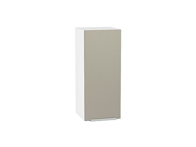Шкаф верхний с 1-ой дверцей Фьюжн Белый, Silky Grey, 720, 300 В*Ш*Г 716*300*320, фасад МДФ  Silky Grey, корпус  Белый ms2510VVT_51950