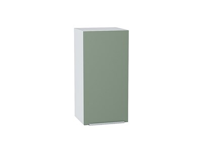 Шкаф верхний с 1-ой дверцей Фьюжн Белый, Silky Mint, 720, 350 В*Ш*Г 716*350*320, фасад МДФ  Silky Mint, корпус  Белый ms2510VVT_65102
