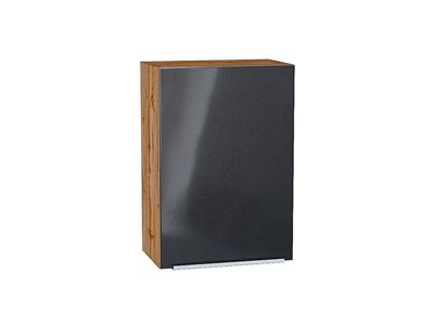 Шкаф верхний с 1-ой дверцей Фьюжн Дуб Вотан, Anthracite, 720, 500 В*Ш*Г 716*500*320, фасад МДФ  Anthracite, корпус  Дуб Вотан ms2510VVT_60802