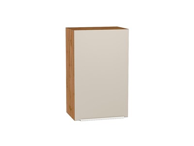 Шкаф верхний с 1-ой дверцей Фьюжн Дуб Вотан, Cream Silk, 720, 450 В*Ш*Г 716*450*320, фасад МДФ  Cream Silk, корпус  Дуб Вотан ms2510VVT_71914