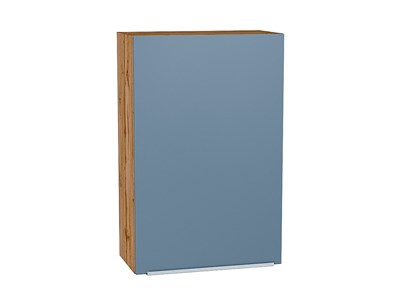 Шкаф верхний с 1-ой дверцей Фьюжн Дуб Вотан, Silky Blue, 920, 600 В*Ш*Г 920*600*320, фасад МДФ  Silky Blue, корпус  Дуб Вотан ms2510VVT_60788