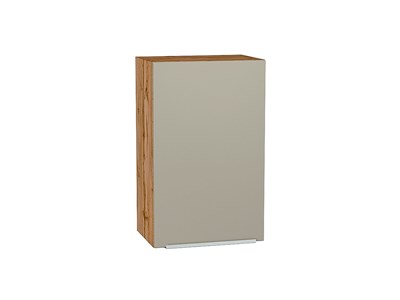 Шкаф верхний с 1-ой дверцей Фьюжн Дуб Вотан, Silky Grey, 720, 450 В*Ш*Г 716*450*320, фасад МДФ  Silky Grey, корпус  Дуб Вотан ms2510VVT_60761