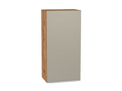 Шкаф верхний с 1-ой дверцей Фьюжн Дуб Вотан, Silky Grey, 920, 450 В*Ш*Г 920*450*320, фасад МДФ  Silky Grey, корпус  Дуб Вотан ms2510VVT_60766