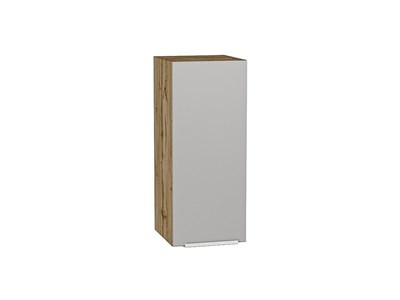 Шкаф верхний с 1-ой дверцей Фьюжн Дуб Вотан, Silky Light Grey, 720, 300 В*Ш*Г 716*300*320, фасад МДФ  Silky Light Grey, корпус  Дуб Вотан ms2510VVT_66586