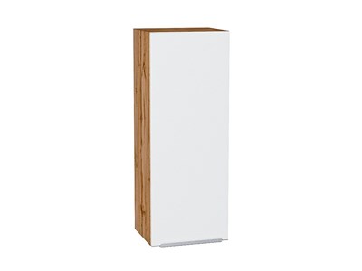 Шкаф верхний с 1-ой дверцей Фьюжн Дуб Вотан, Silky White, 920, 350 В*Ш*Г 920*350*320, фасад МДФ  Silky White, корпус  Дуб Вотан ms2510VVT_65087