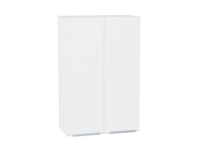 Шкаф верхний с 2-мя дверцами Фьюжн Белый, Silky White, 920, 600 В*Ш*Г 920*600*320, фасад МДФ  Silky White, корпус  Белый ms2510VVT_52044