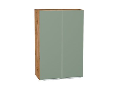 Шкаф верхний с 2-мя дверцами Фьюжн Дуб Вотан, Silky Mint, 920, 600 В*Ш*Г 920*600*320, фасад МДФ  Silky Mint, корпус  Дуб Вотан ms2510VVT_60823