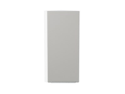 Шкаф верхний торцевой Фьюжн Белый, Silky Light Grey, 920 В*Ш*Г 920*300*306, фасад МДФ  Silky Light Grey, корпус  Белый ms2510VVT_66624