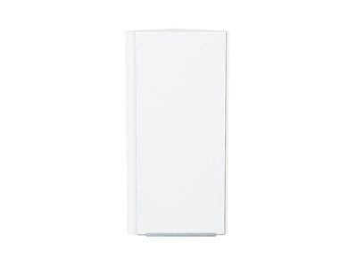 Шкаф верхний торцевой Фьюжн Белый, Silky White, 920 В*Ш*Г 920*300*306, фасад МДФ  Silky White, корпус  Белый ms2510VVT_52074