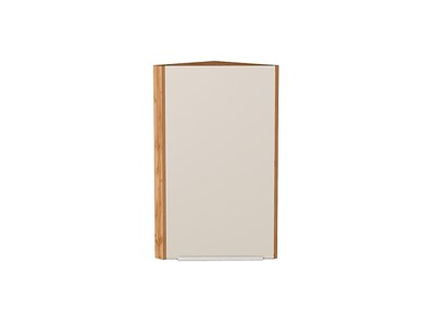 Шкаф верхний торцевой Фьюжн Дуб Вотан, Cream Silk, 720 В*Ш*Г 716*300*306, фасад МДФ  Cream Silk, корпус  Дуб Вотан ms2510VVT_71943