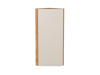 Шкаф верхний торцевой Фьюжн Дуб Вотан, Cream Silk, 920 В*Ш*Г 920*300*306, фасад МДФ  Cream Silk, корпус  Дуб Вотан ms2510VVT_71944