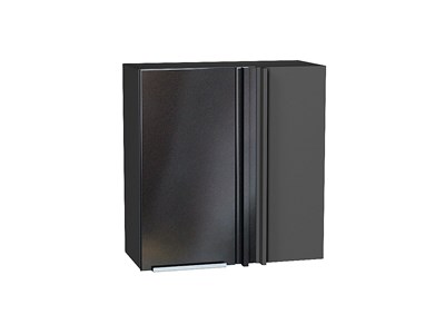 Шкаф верхний прямой угловой Фьюжн Graphite, Anthracite, 690 В*Ш*Г 716*690*345, фасад МДФ  Anthracite, корпус  Graphite ms2510VVT_48760