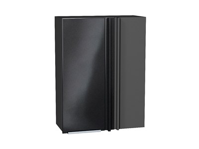 Шкаф верхний прямой угловой Фьюжн Graphite, Anthracite, 920 В*Ш*Г 920*700*345, фасад МДФ  Anthracite, корпус  Graphite ms2510VVT_60159