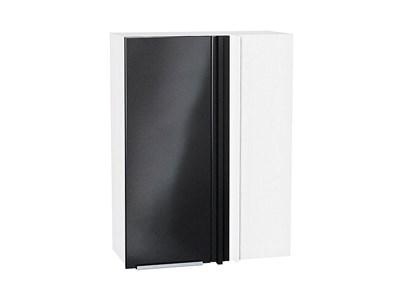 Шкаф верхний прямой угловой Фьюжн Белый, Anthracite, 920 В*Ш*Г 920*700*345, фасад МДФ  Anthracite, корпус  Белый ms2510VVT_60157