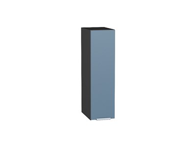 Шкаф верхний бутылочница Фьюжн Graphite, Silky Blue, 720, 200 В*Ш*Г 716*200*320, фасад МДФ  Silky Blue, корпус  Graphite ms2510VVT_51846
