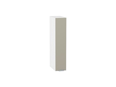 Шкаф верхний бутылочница Фьюжн Белый, Silky Grey, 150 В*Ш*Г 716*150*320, фасад МДФ  Silky Grey, корпус  Белый ms2510VVT_51826