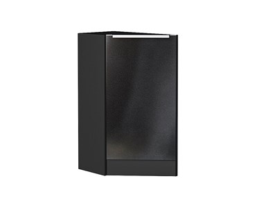 Шкаф нижний торцевой Фьюжн Graphite, Anthracite В*Ш*Г 816*296*554, фасад МДФ  Anthracite, корпус  Graphite ms2510VVT_36952