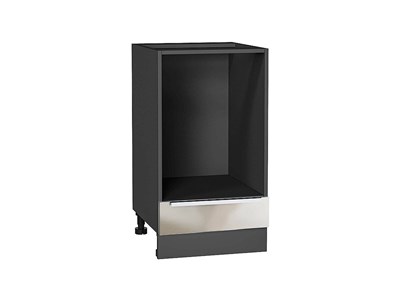 Шкаф нижний под духовку Фьюжн Graphite, Gallant, 450 В*Ш*Г 816*450*476, фасад МДФ  Gallant, корпус  Graphite ms2510VVT_67090