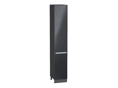 Шкаф пенал с 2-мя дверцами Фьюжн Graphite, Anthracite, 2340, 400 В*Ш*Г 2336*400*576, фасад МДФ  Anthracite, корпус  Graphite ms2510VVT_45113
