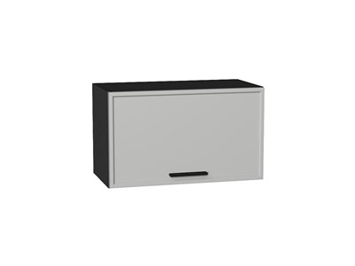 Шкаф верхний горизонтальный Фрейм Graphite, Grey Silk, 360, 600 В*Ш*Г 358*600*324, фасад МДФ  Grey Silk, корпус  Graphite ms2510VVT_68893