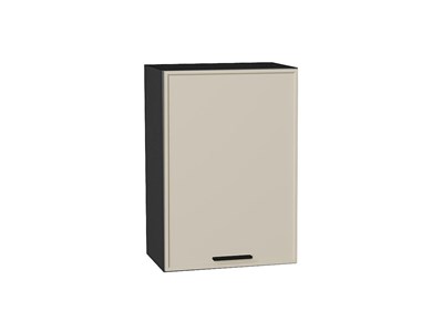 Шкаф верхний с 1-ой дверцей Фрейм Graphite, Cream Silk, 720, 500 В*Ш*Г 716*500*324, фасад МДФ  Cream Silk, корпус  Graphite ms2510VVT_69835