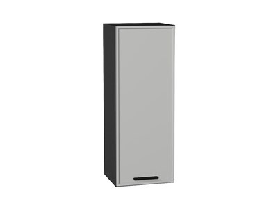 Шкаф верхний с 1-ой дверцей Фрейм Graphite, Grey Silk, 920, 350 В*Ш*Г 920*350*324, фасад МДФ  Grey Silk, корпус  Graphite ms2510VVT_68946