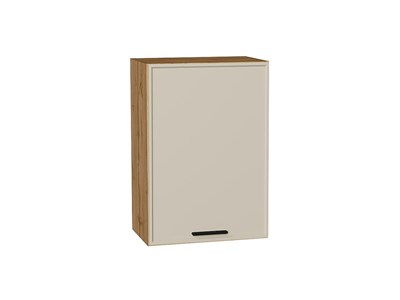 Шкаф верхний с 1-ой дверцей Фрейм Дуб Вотан, Cream Silk, 720, 500 В*Ш*Г 716*500*324, фасад МДФ  Cream Silk, корпус  Дуб Вотан ms2510VVT_69819