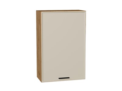 Шкаф верхний с 1-ой дверцей Фрейм Дуб Вотан, Cream Silk, 920, 600 В*Ш*Г 920*600*324, фасад МДФ  Cream Silk, корпус  Дуб Вотан ms2510VVT_69826
