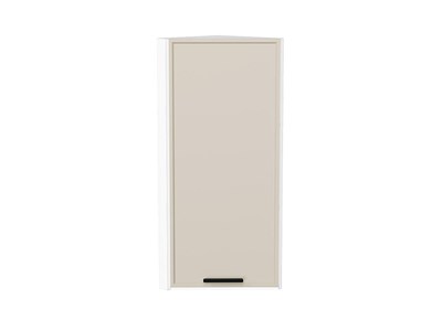 Шкаф верхний торцевой Фрейм Белый, Cream Silk, 920 В*Ш*Г 920*300*310, фасад МДФ  Cream Silk, корпус  Белый ms2510VVT_69814