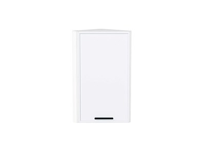 Шкаф верхний торцевой Фрейм Белый, White Silk, 720 В*Ш*Г 716*300*310, фасад МДФ  White Silk, корпус  Белый ms2510VVT_66911