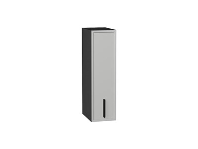 Шкаф верхний бутылочница Фрейм Graphite, Grey Silk, 720, 200 В*Ш*Г 716*200*324, фасад МДФ  Grey Silk, корпус  Graphite ms2510VVT_68860