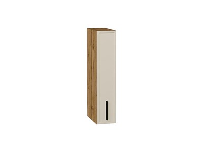 Шкаф верхний бутылочница Фрейм Дуб Вотан, Cream Silk, 150 В*Ш*Г 716*150*324, фасад МДФ  Cream Silk, корпус  Дуб Вотан ms2510VVT_69767