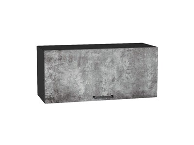 Шкаф верхний горизонтальный Флэт Graphite, Temple Stone 2S, 360, 800 В*Ш*Г 358*800*318, фасад ЛДСП  Temple Stone 2S, корпус  Graphite ms2510VVT_52587