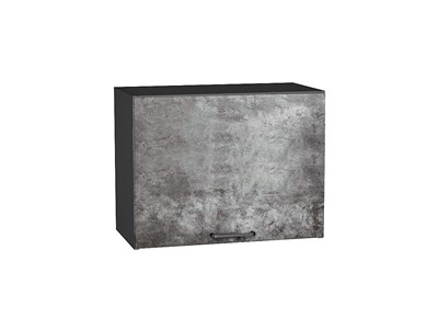 Шкаф верхний горизонтальный Флэт Graphite, Temple Stone 2S, 460, 600 В*Ш*Г 458*600*318, фасад ЛДСП  Temple Stone 2S, корпус  Graphite ms2510VVT_57185