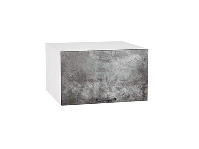 Шкаф верхний горизонтальный глубокий Флэт Белый, Temple Stone 2S, 600 В*Ш*Г 358*600*574, фасад ЛДСП  Temple Stone 2S, корпус  Белый ms2510VVT_52568
