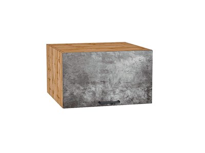 Шкаф верхний горизонтальный глубокий Флэт Дуб Вотан, Temple Stone 2S, 600 В*Ш*Г 358*600*574, фасад ЛДСП  Temple Stone 2S, корпус  Дуб Вотан ms2510VVT_62359