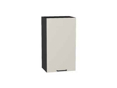 Шкаф верхний с 1-ой дверцей Флэт Graphite, Cashmere In 2S, 720, 400 В*Ш*Г 716*400*318, фасад ЛДСП  Cashmere In 2S, корпус  Graphite ms2510VVT_55764