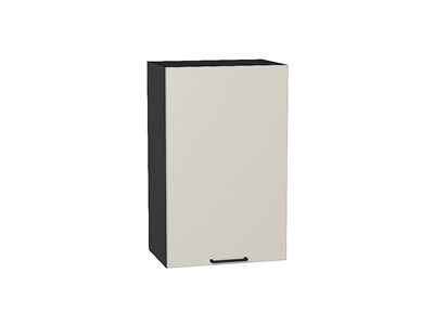 Шкаф верхний с 1-ой дверцей Флэт Graphite, Cashmere In 2S, 720, 450 В*Ш*Г 716*450*318, фасад ЛДСП  Cashmere In 2S, корпус  Graphite ms2510VVT_55765