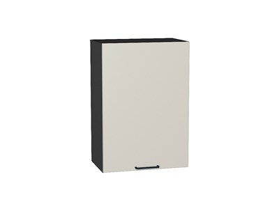 Шкаф верхний с 1-ой дверцей Флэт Graphite, Cashmere In 2S, 720, 500 В*Ш*Г 716*500*318, фасад ЛДСП  Cashmere In 2S, корпус  Graphite ms2510VVT_55766