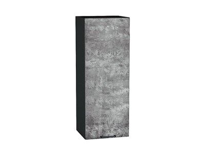 Шкаф верхний с 1-ой дверцей Флэт Graphite, Temple Stone 2S, 920, 350 В*Ш*Г 920*350*318, фасад ЛДСП  Temple Stone 2S, корпус  Graphite ms2510VVT_65176