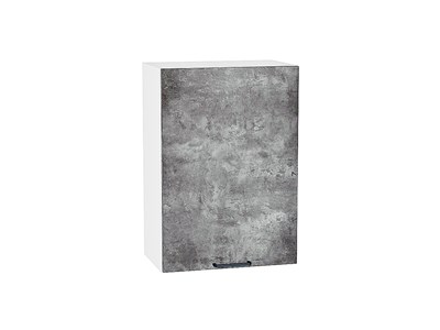 Шкаф верхний с 1-ой дверцей Флэт Белый, Temple Stone 2S, 720, 500 В*Ш*Г 716*500*318, фасад ЛДСП  Temple Stone 2S, корпус  Белый ms2510VVT_52619