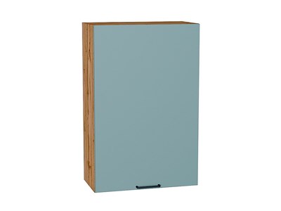 Шкаф верхний с 1-ой дверцей Флэт Дуб Вотан, Grey-green In 2S, 920, 600 В*Ш*Г 920*600*318, фасад ЛДСП  Grey-green In 2S, корпус  Дуб Вотан ms2510VVT_62439