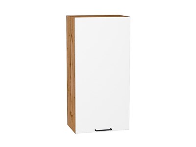 Шкаф верхний с 1-ой дверцей Флэт Дуб Вотан, White In 2S, 920, 450 В*Ш*Г 920*450*318, фасад ЛДСП  White In 2S, корпус  Дуб Вотан ms2510VVT_62419