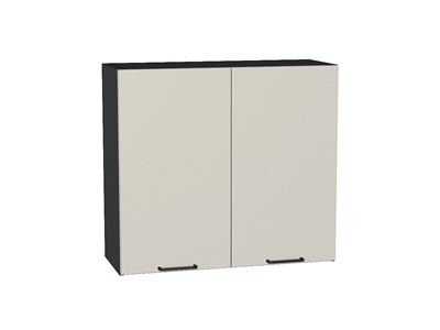Шкаф верхний с 2-мя дверцами Флэт Graphite, Cashmere In 2S, 720, 800 В*Ш*Г 716*800*318, фасад ЛДСП  Cashmere In 2S, корпус  Graphite ms2510VVT_55778