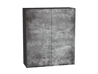 Шкаф верхний с 2-мя дверцами Флэт Graphite, Temple Stone 2S, 920, 800 В*Ш*Г 920*800*318, фасад ЛДСП  Temple Stone 2S, корпус  Graphite ms2510VVT_52651