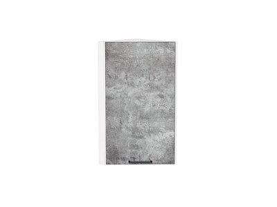 Шкаф верхний торцевой Флэт Белый, Temple Stone 2S, 720 В*Ш*Г 716*300*306, фасад ЛДСП  Temple Stone 2S, корпус  Белый ms2510VVT_52656