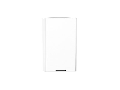 Шкаф верхний торцевой Флэт Белый, White In 2S, 720 В*Ш*Г 716*300*306, фасад ЛДСП  White In 2S, корпус  Белый ms2510VVT_55660