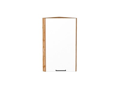 Шкаф верхний торцевой Флэт Дуб Вотан, White In 2S, 720 В*Ш*Г 716*300*306, фасад ЛДСП  White In 2S, корпус  Дуб Вотан ms2510VVT_62296
