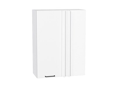 Шкаф верхний прямой угловой Флэт Белый, White In 2S, 920 В*Ш*Г 920*700*345, фасад ЛДСП  White In 2S, корпус  Белый ms2510VVT_60161
